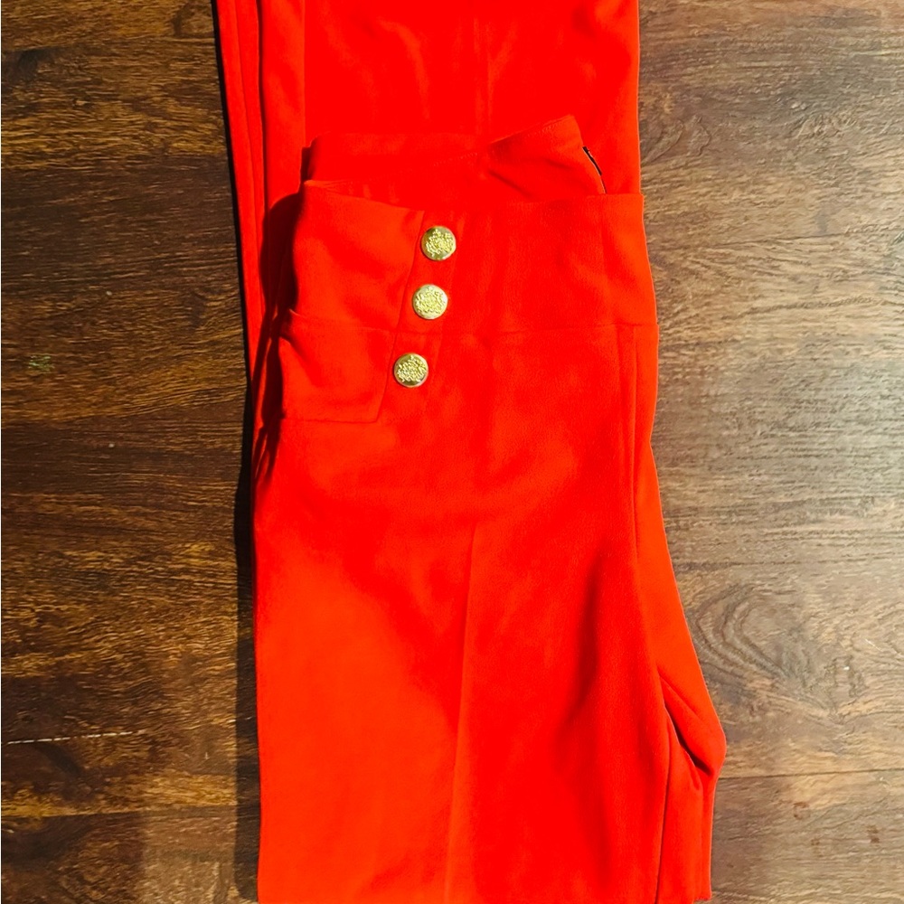 Soho Vibrant Orange Pantsuit